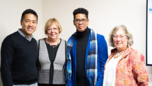 Scholar from Botswana visits Rutgers School of Nursing in Newark.