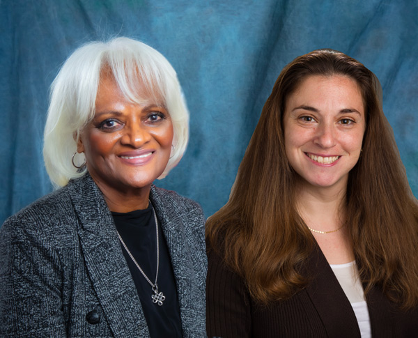Charlotte Thomas-Hawkins and Pamela de Cordova