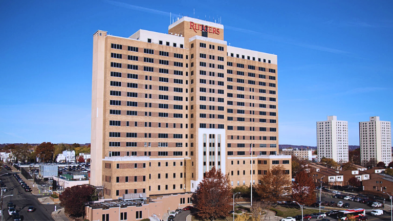Exterior front of Stanley S. Bergen building known as SSB
