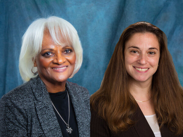 Charlotte Thomas-Hawkins and Pamela de Cordova