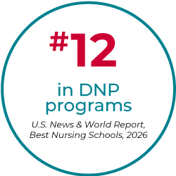 #12 in DNP programs, U.S News & World Report, 2026