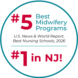 #5 Best Midwifery Programs - U.S. News & World Report, Best Nursing Schools, 2026 - #1 in NJ!